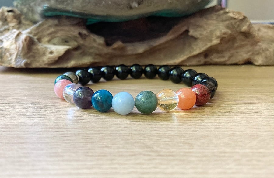 12 Chakra Gemstone Bracelet