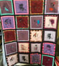 Art Quilt Wall-hanging, Bed Cover, Gift for a Student, Lady or Artist’s New Home - Image 2