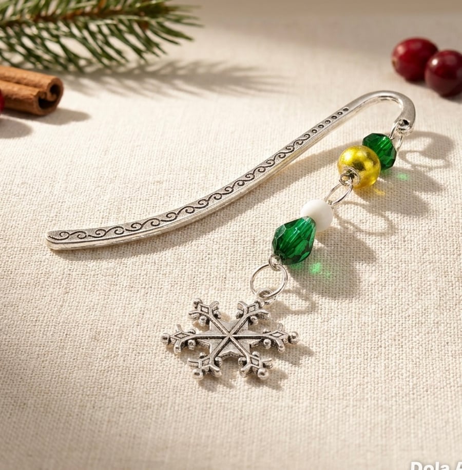 Festive Snowflake Bookmark,