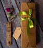 Thistle Flower Crochet Bookmark (plum colour palette) - Image 3