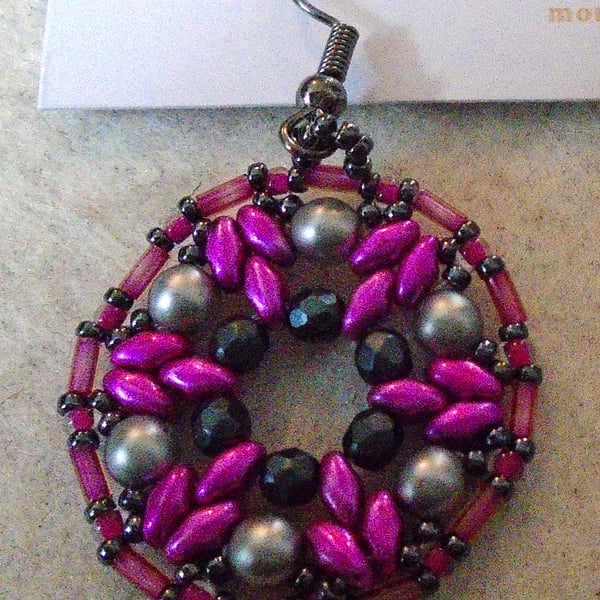 1920s-style bead earrings (customisable)