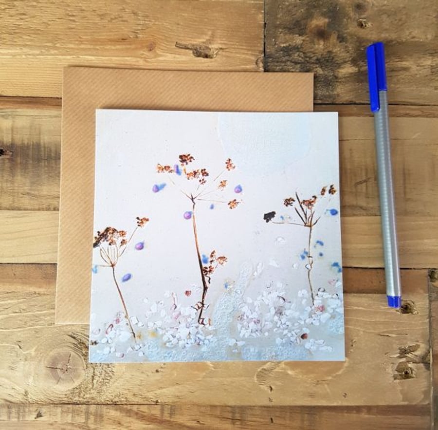 Card - Stems in Pebbles