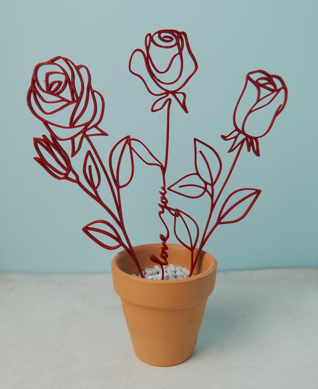 Valentines Forever Rose (Individual or Pack of 3)