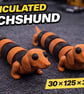 Articulated Dachshund - 30 - 125 - 35mm