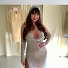 Crystal Gown Art-Deco 1920s Inspired Floor-Length Evening