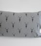 Sophie Allport Stag Cushion Cover with Grey Piping - Image 4