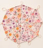 Handmade Pastel Halloween Fabric Bunting – 10 Flag Ghost & Pumpkin Garland