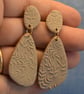 Botanical Organic Statement Earrings - Image 4