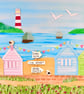 Rock Pools - printed greetings card - Image 3