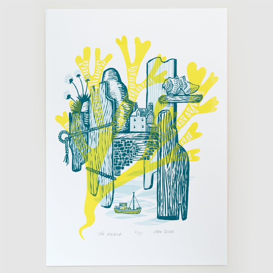 Safe Harbour screen print limited edition