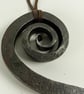 Rustic Swirl Wall Hanging Decor - Forged Steel - Image 4