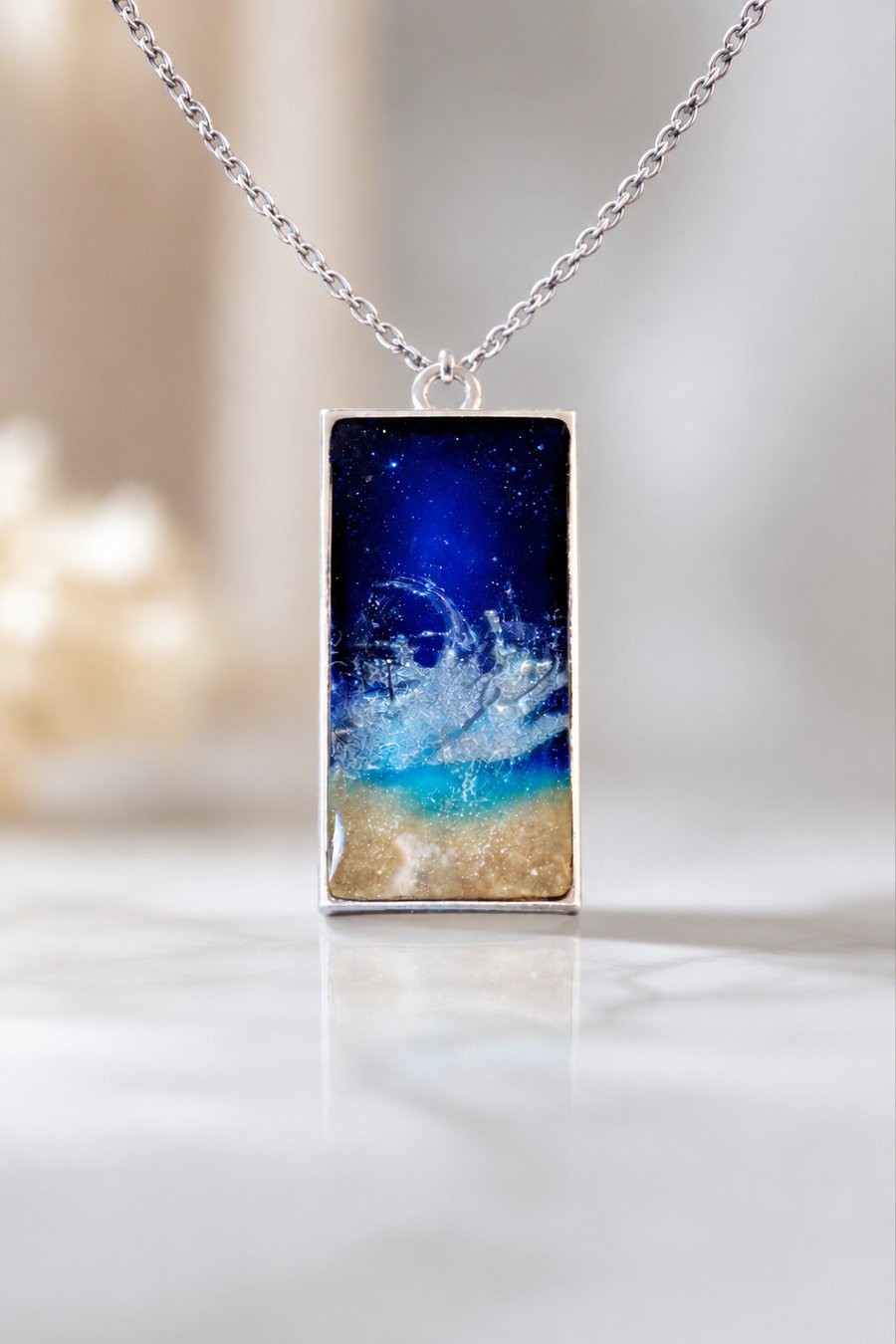 Handmade memorial jewellery- ashes inclusion