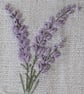 Hand Ribbon embroidered  keepsake blank greetings card - Image 2