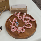 Handmade Ceramic Worm, randomly selected and unique!