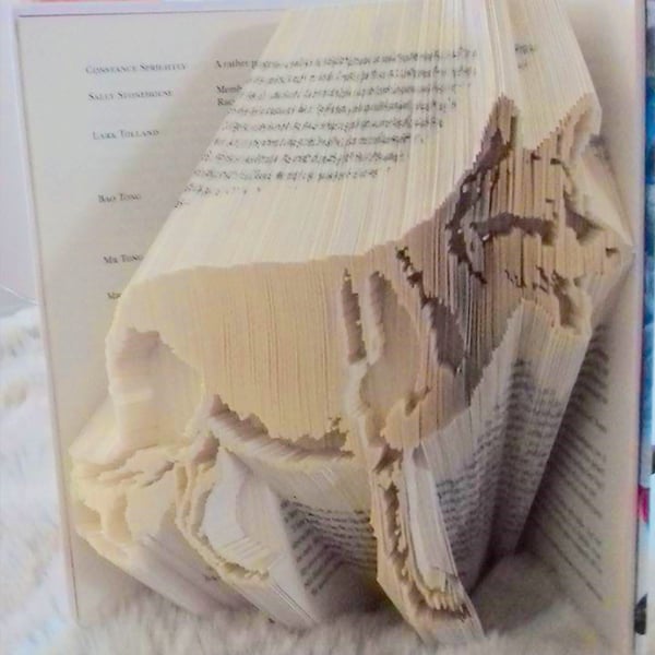 German Shepherd Dog, Alsatian COMBI Book Folding Pattern - EMAILED PDF PATTERN
