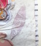 Wire Pink Flower in a Round Vase. Pink Silver Gold Copper White Artwork. - Image 7