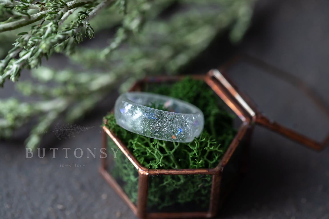 Four Seasons Winter Ring Snow Ring Botanical Jewellery Winter Jewelry Nature Jew