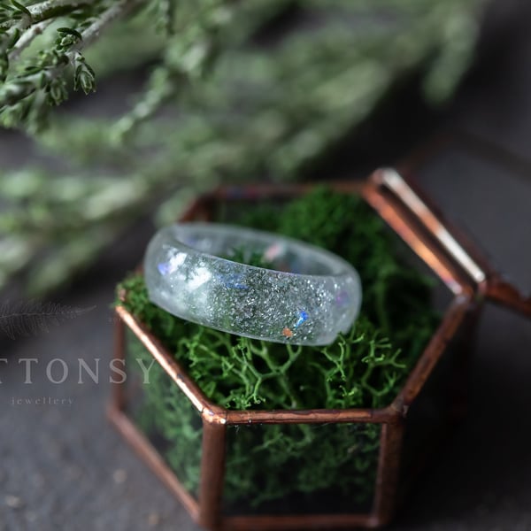 Four Seasons Winter Ring Snow Ring Botanical Jewellery Winter Jewelry Nature Jew