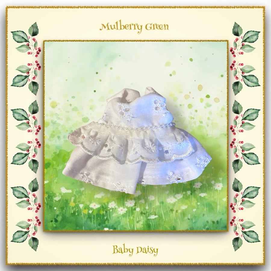 Broderie Anglais Dress for Baby Daisy 