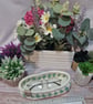 Glasses or trinket basket, hand crocheted  - Image 3