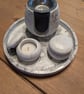 Eco Resin Tealight holders,Wax melt burner and round tray set 