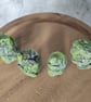 Stone Moss Gatherers, Spirits of the Moss, Tiny Rock Creatures Set of 4 - Image 3