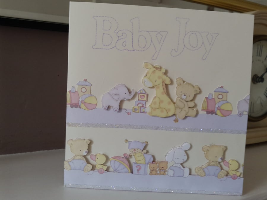 Baby Joy New Baby Card