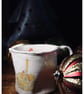 Christmas large Baubles in a basket Jug