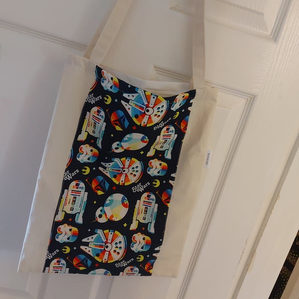 Starwars tote bag with key clip 