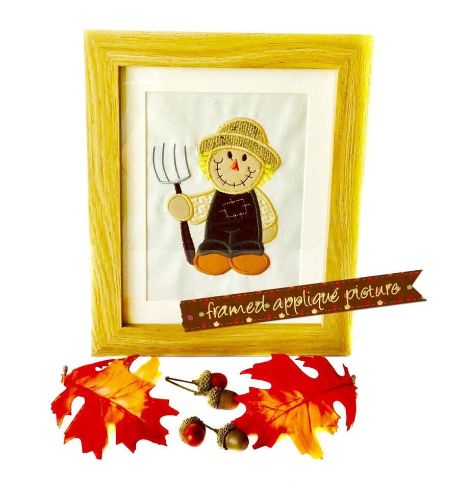 Reduced - Sam Scarecrow appliqué picture 