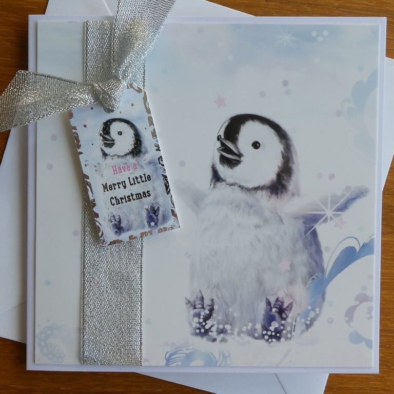 Christmas Card - Baby Penguin