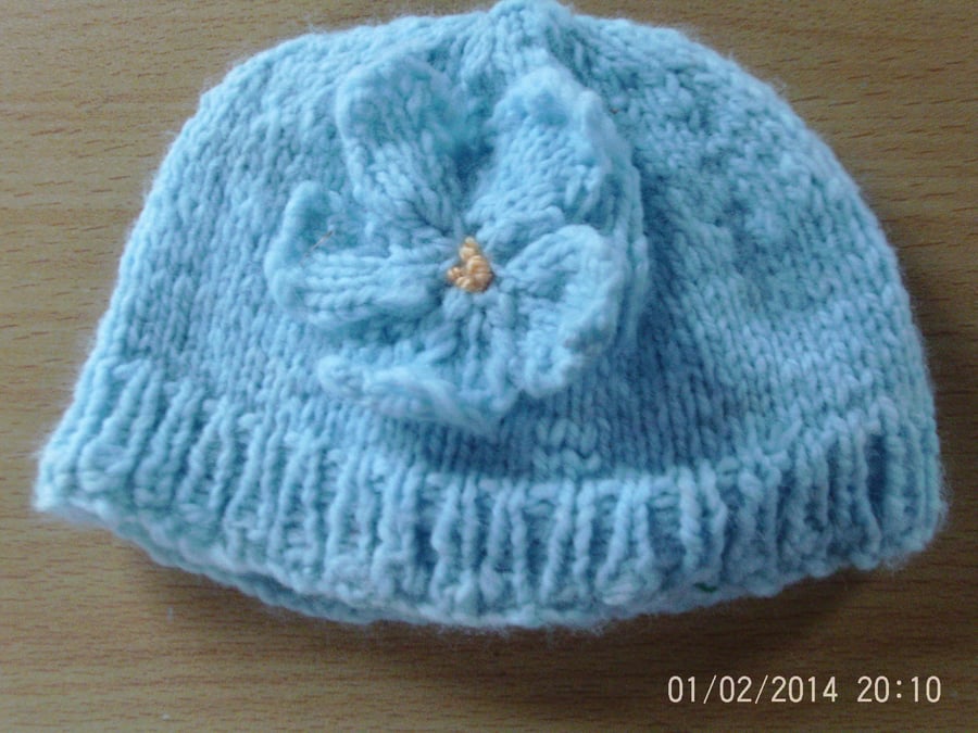 new born knitted hat  (061)
