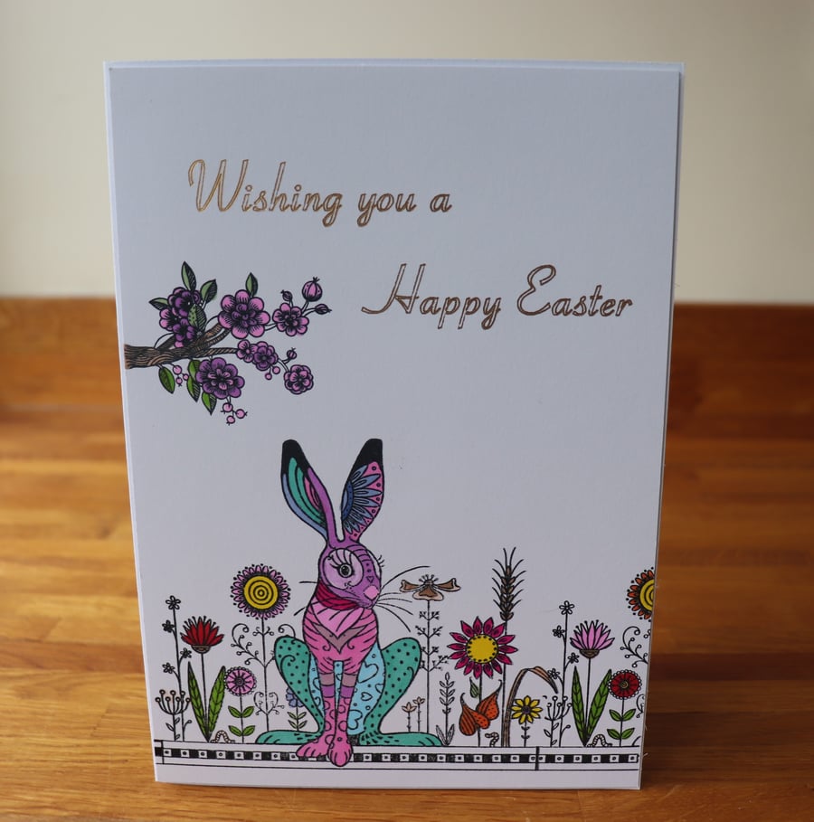 Patchwork Hare, For Easter.