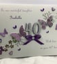 Personalised Birthday Card Gift Boxed Daughter Granddaughter Any Age 21 30 40 50 - Image 3