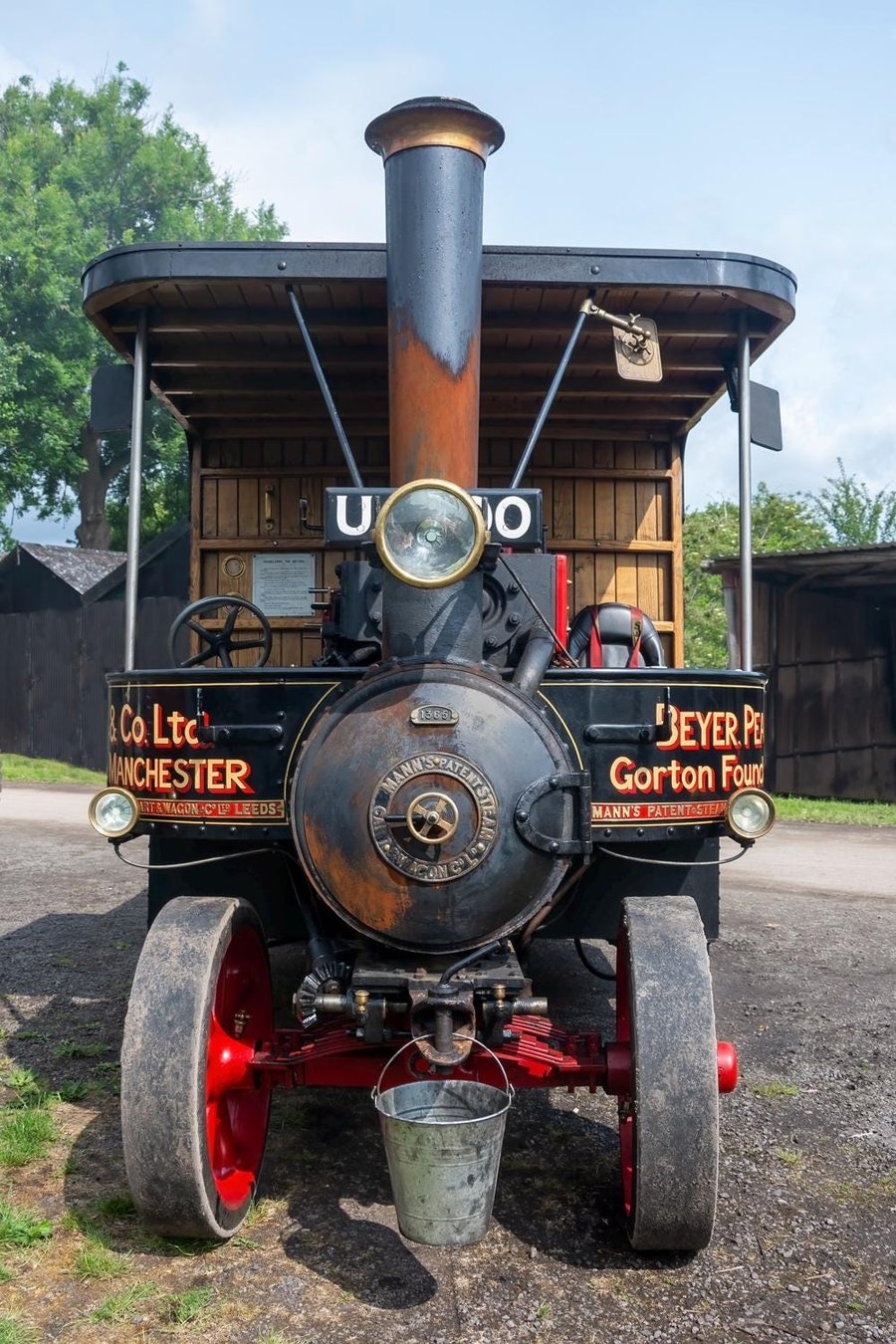 Steam cart and wagon 1365 print