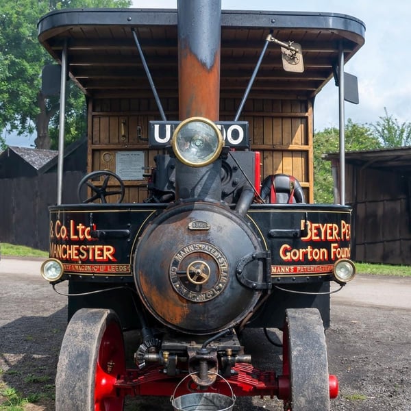 Steam cart and wagon 1365 print