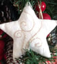 Christmas Sparkling Felt Stars Embroidery Craft Kit - Image 5
