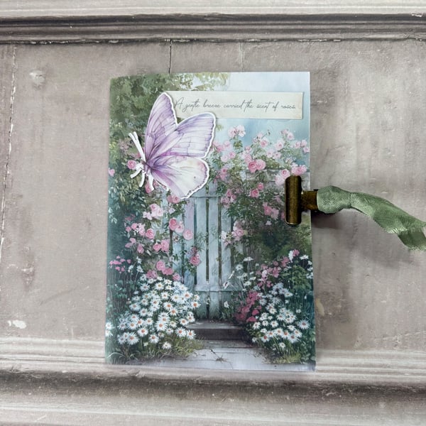 Stationery - Mini Notebook - Garden Gate - PB13 0021