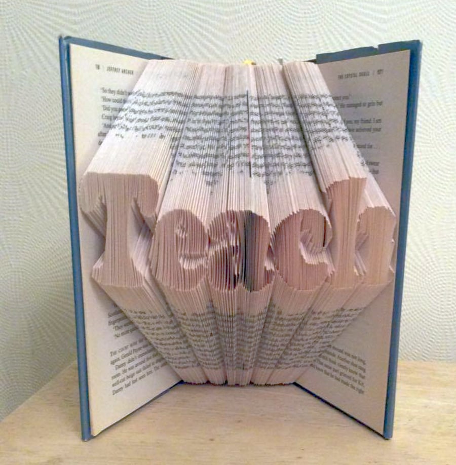 Teach MMF Book Folding Pattern - EMAILED PDF PATTERN
