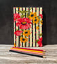 Handmade A5 Journal Sketchbook with 'Woodstock' Floral 1950's Vintage Fabric - Image 6