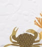 Crab Greeting Card Hand Embossed Single Birthday Thank You Card - Image 4