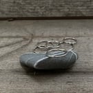 Silver stacking ring, sterling silver plain ring band