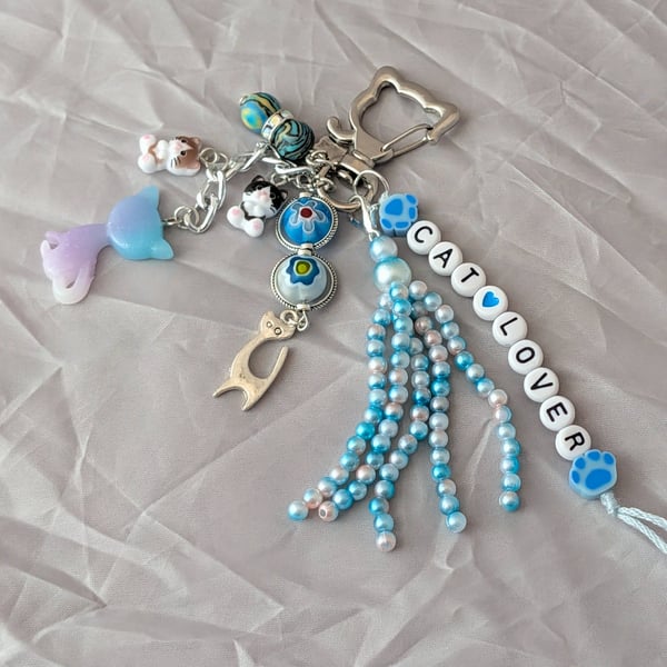 'Cat Lover' Bag Charm