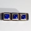 Lapis Lazuli and Silver brooch