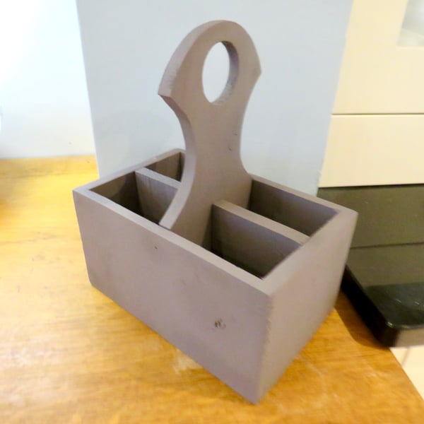 Rustic condiment caddy