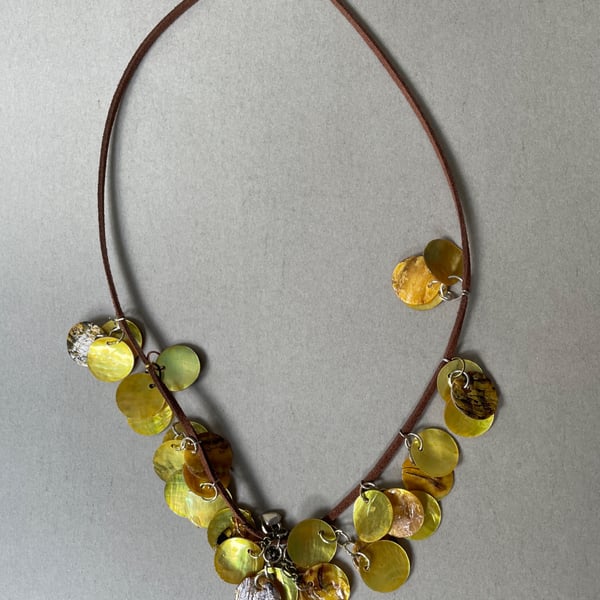 Bohemian Shell Statement Necklace