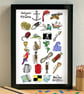 Pirate Alphabet Art Print - Image 1