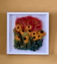 'Sunflower Radiance' Needlefelted Sunflowers Wool Art - Image 2