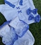 Sophia's Personalised Handmade 4-Piece School Sets -Royal Blue & White - Image 2