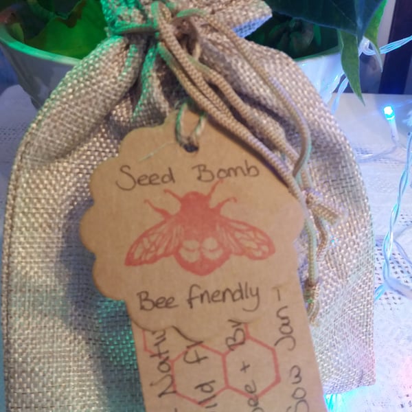 Seed Bombs, for bees and butterflies